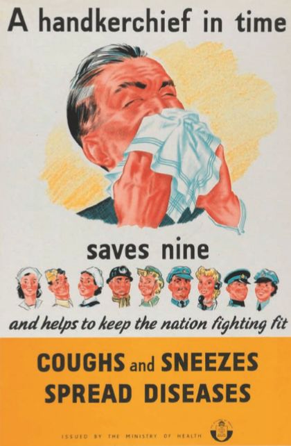 疫情之下，50张创意海报看完公共卫生宣传史