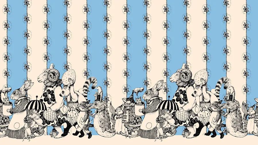 GUCCI推出全新童装!这插图画风看起来就很“贵”!