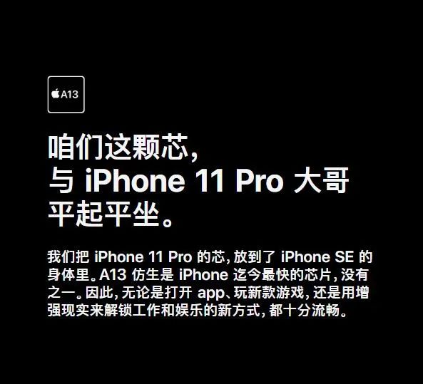 新款 iPhone SE文案放飞自我，听说火了！