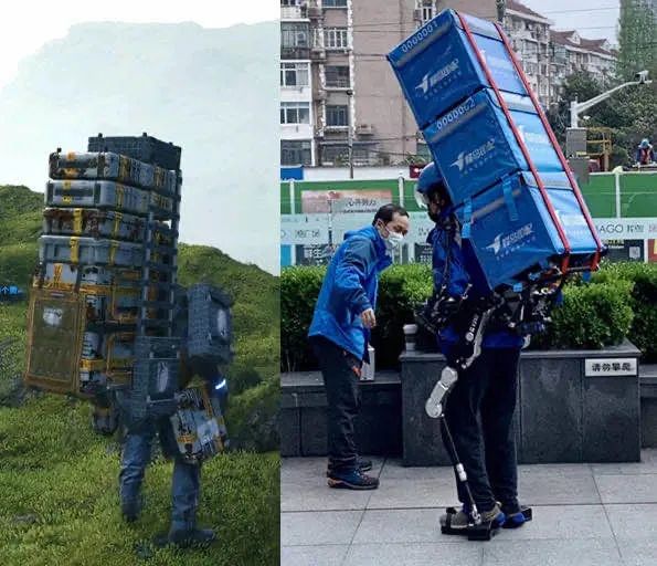 “机甲战士装”外卖小哥登场，这设计酷啊！