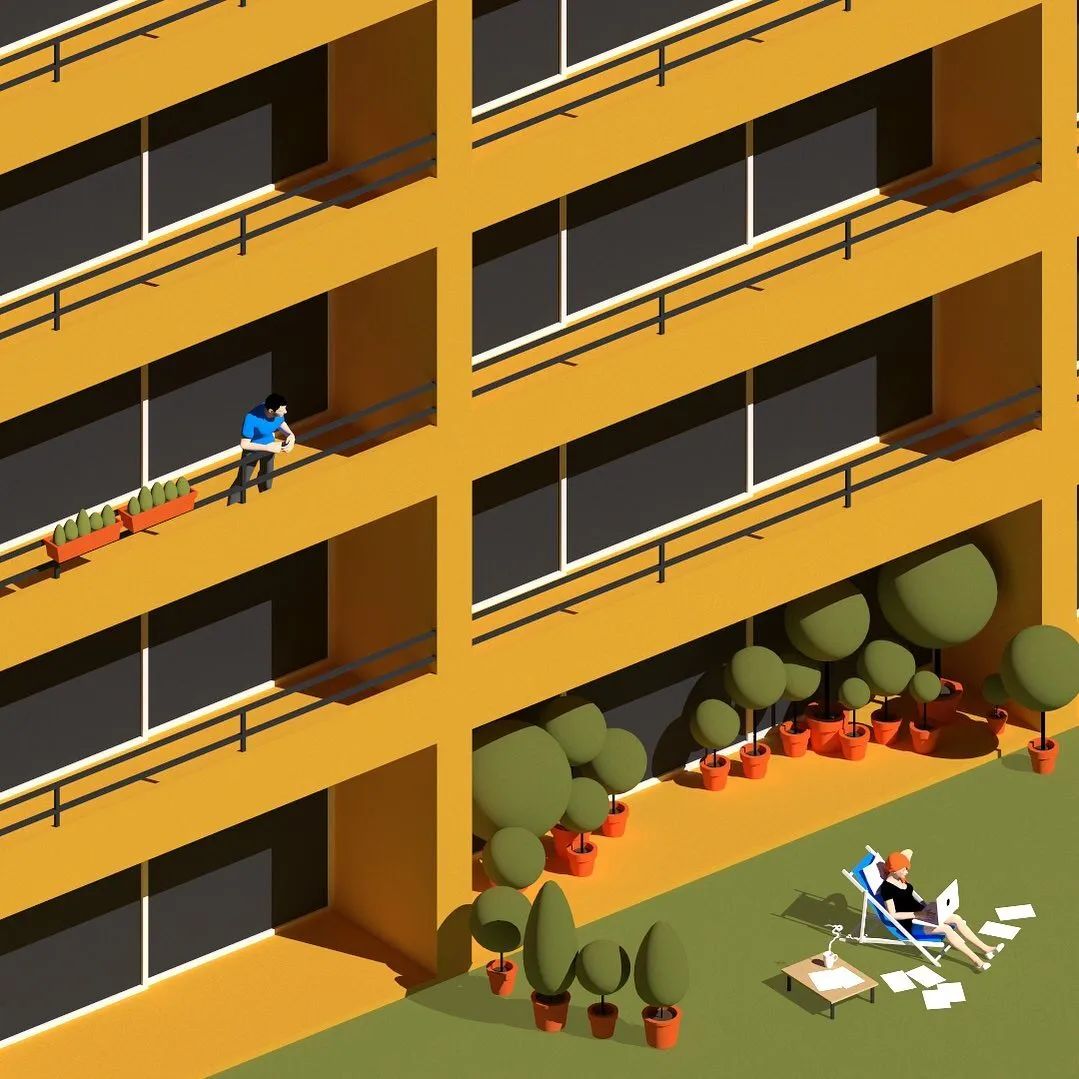3D插画艺术家，在全虚拟的世界里讲美好