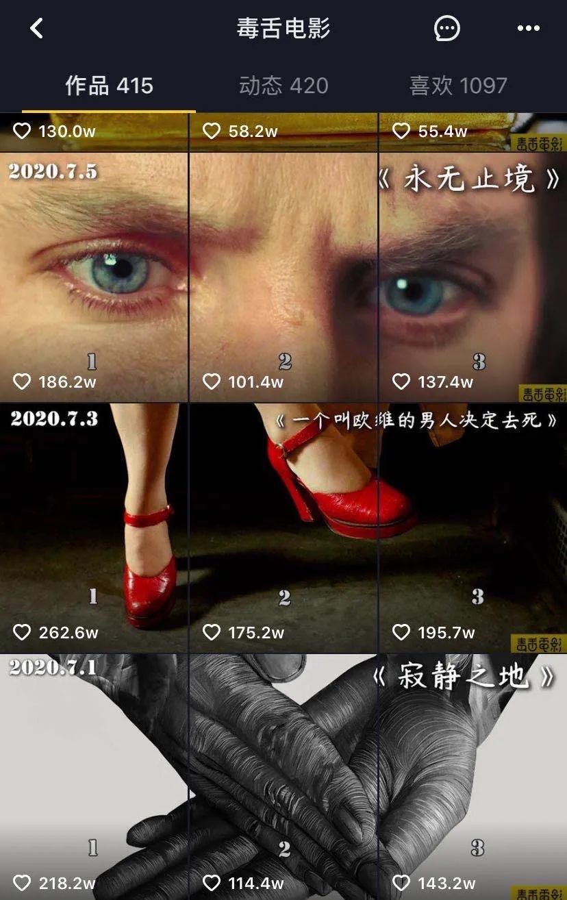 月涨粉800万！影视号在抖音上还有多少潜力？