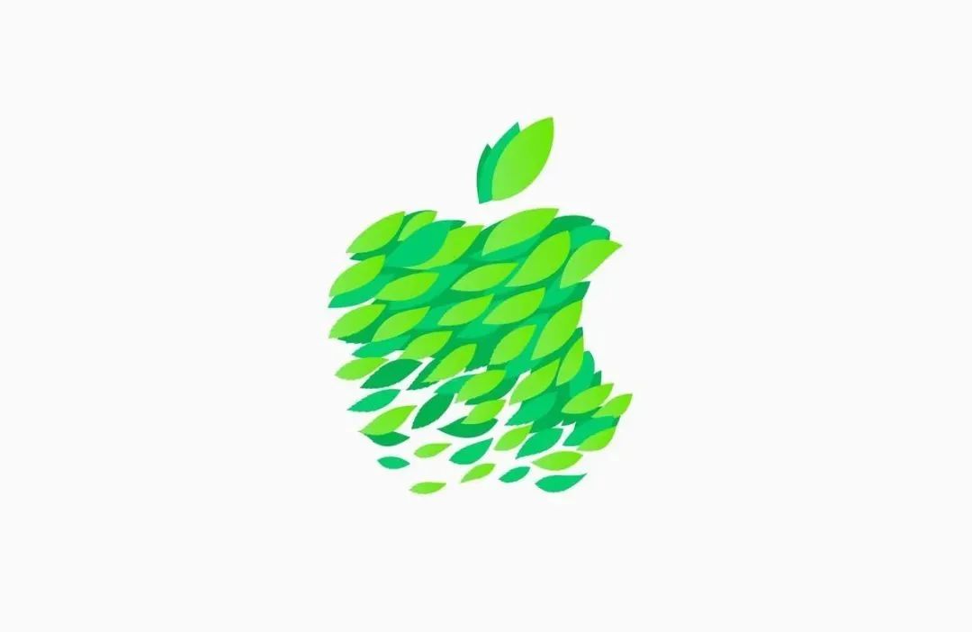 苹果，太会玩LOGO了~