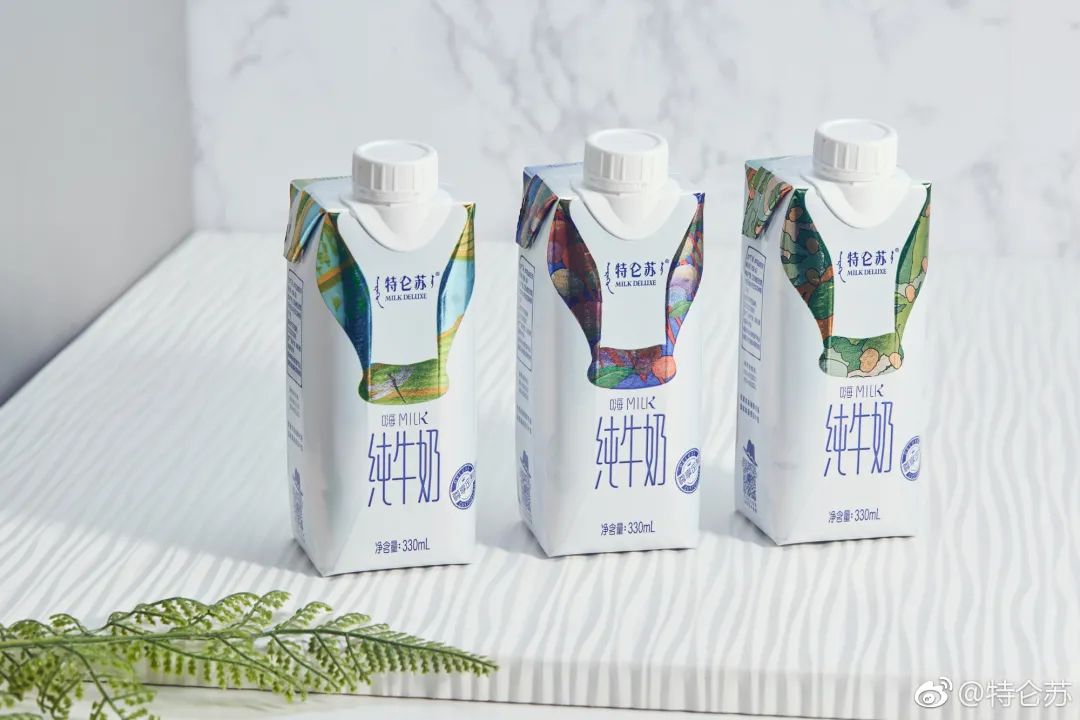 特仑苏喜提“剪刻纸”谷粒牛奶包装！用非遗文化的设计诠释实“粒”！