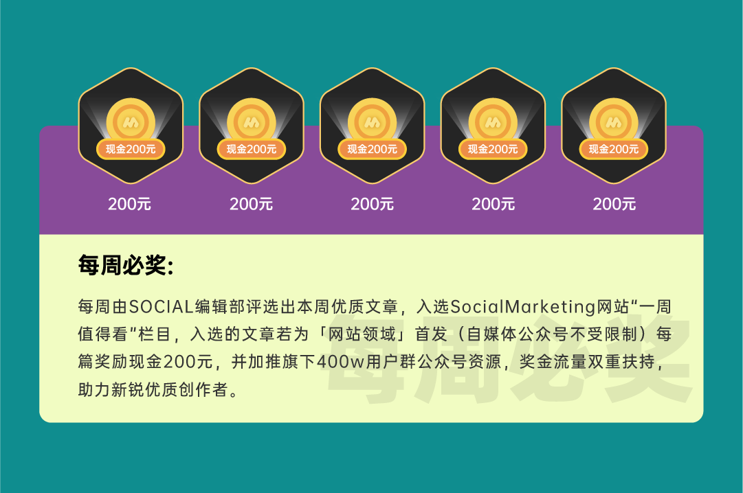 SocialMarketing 「 璞玉计划 」一周扶持作品名单 第6期