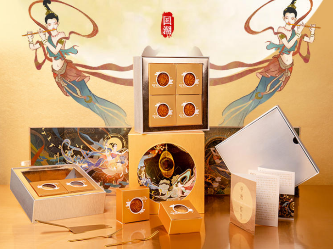 中秋月饼礼盒“奔月”，太会玩了！