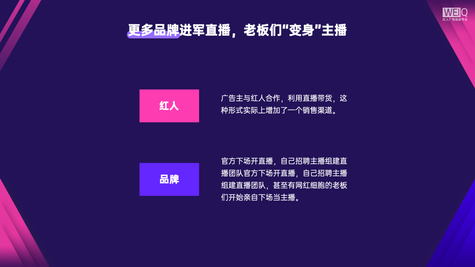 WEIQ双十一广告主红人投放盘点及营销分析报告