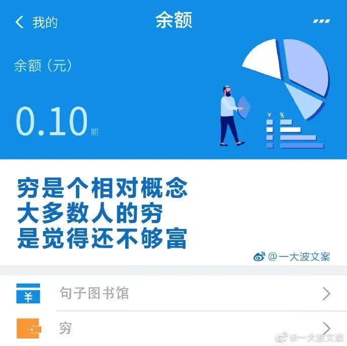 「句子图书馆」文案有点儿意思
