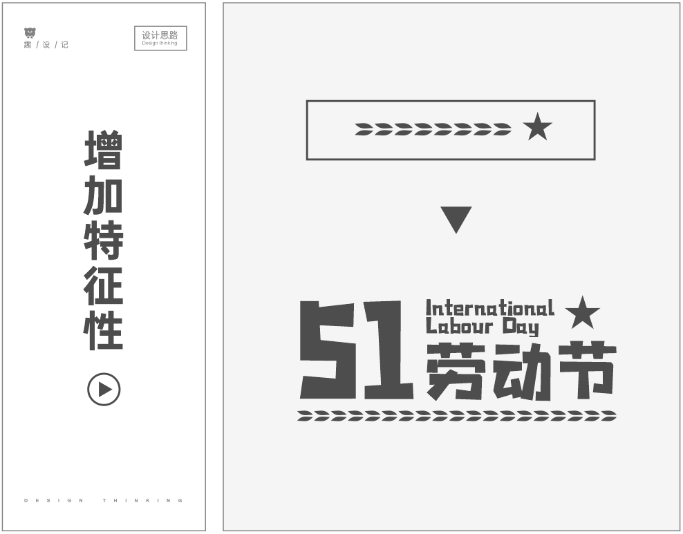 一份五一海报设计思路，请收好！