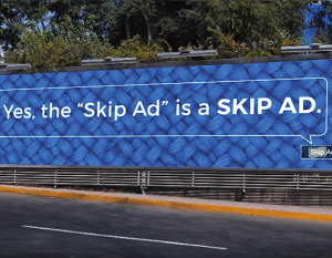Skip Ad 就是Skip家的广告，这个操作满分