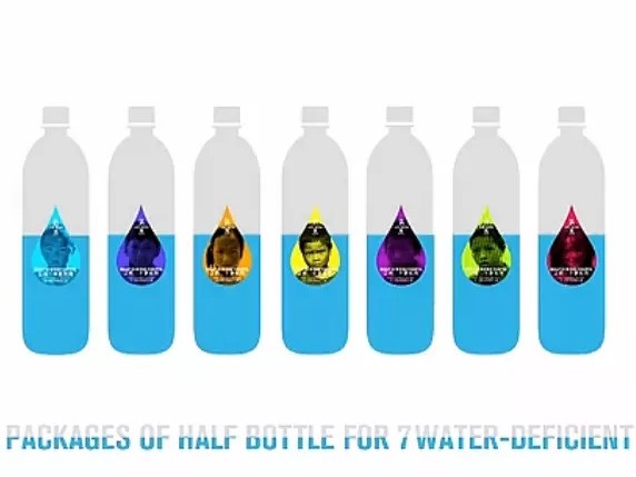 LIFE WATER公益营销：只卖半瓶水
