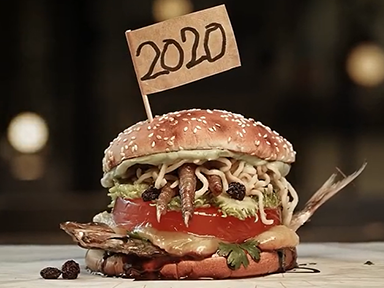 汉堡王恶搞广告“如果2020是块汉堡”