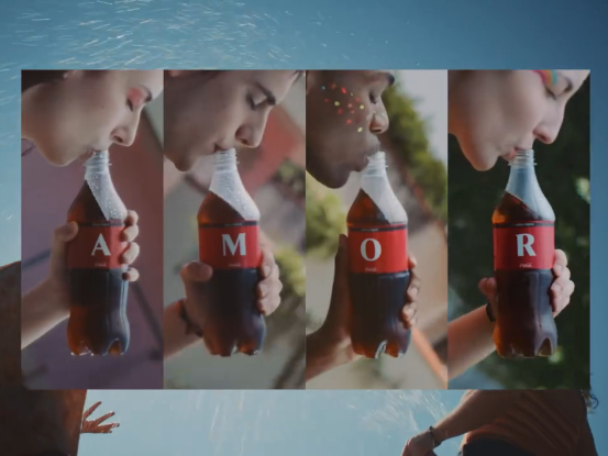 可口可乐最新广告：用字母瓶，拼出你心中的念想