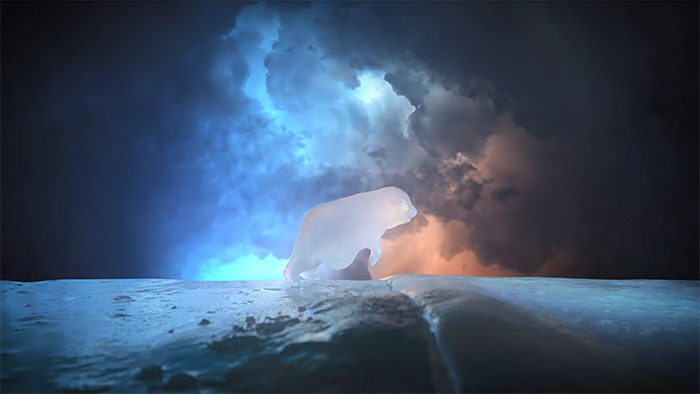 WWF公益动画：疯狂奔跑的北极熊