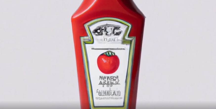 亨氏让AI画番茄酱，脑洞太大！