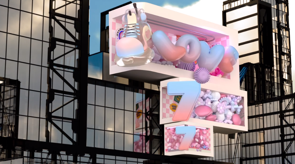 XOSMO全新元宇宙3D广告，诠释溢出来的爱意