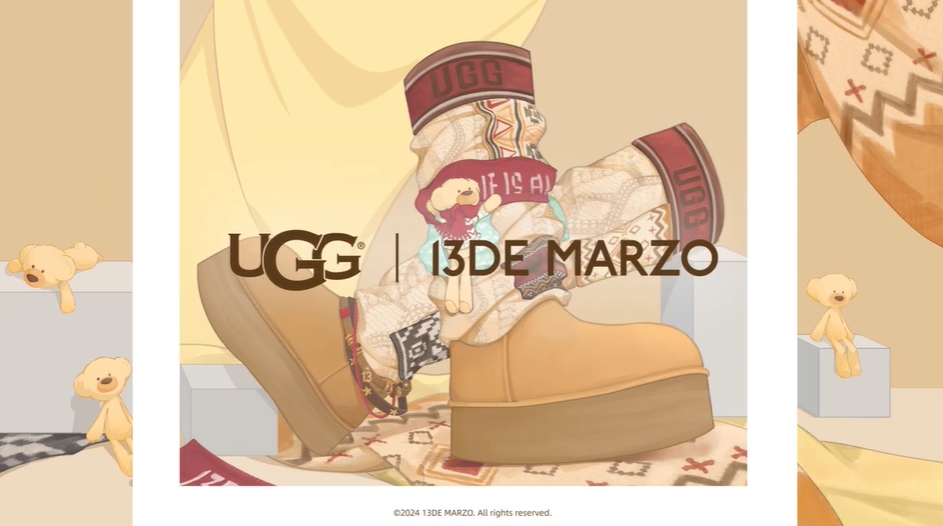 UGG×13DE MARZO：巨型雪地靴和巨型小熊，一同出没！