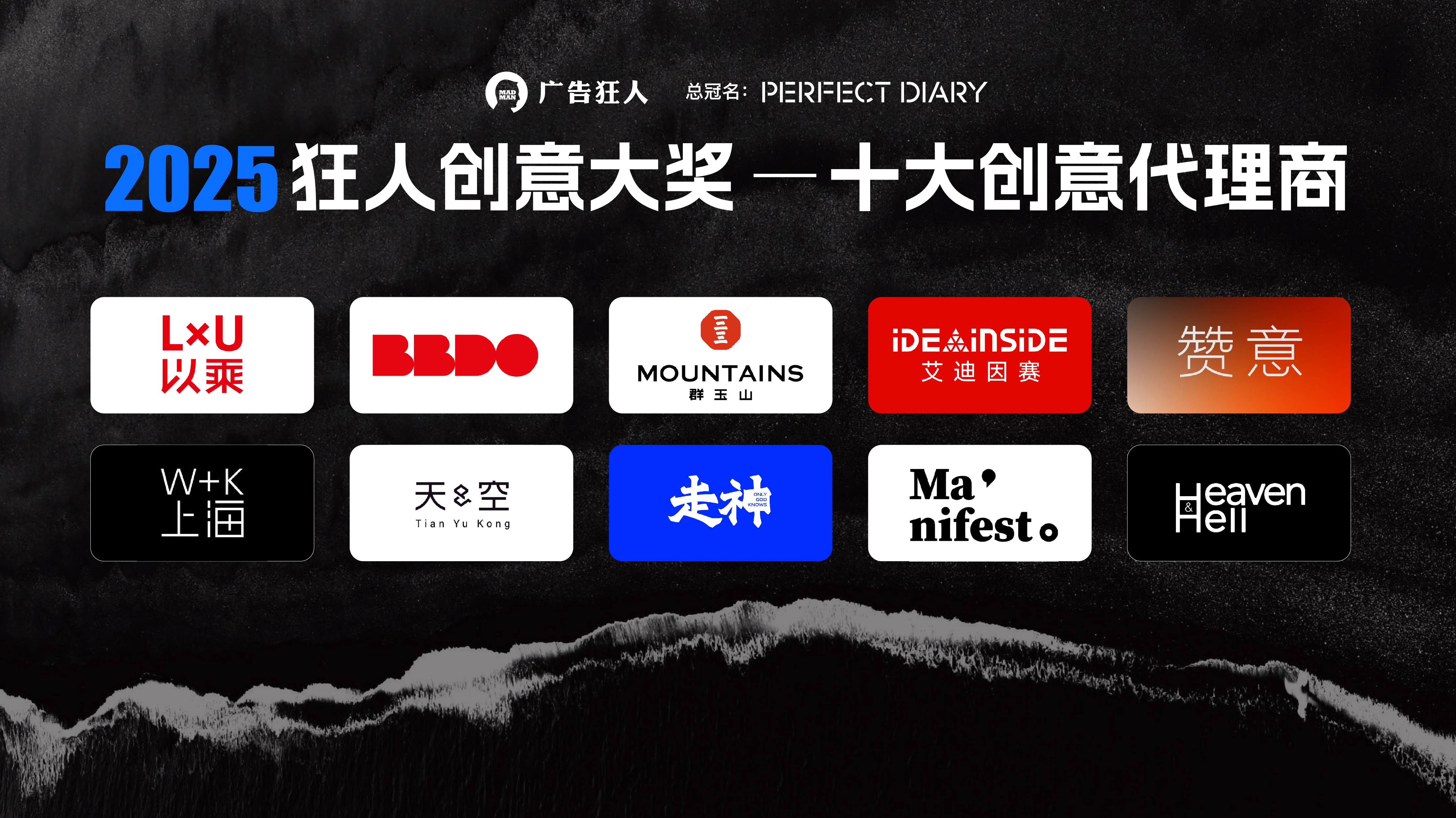 2025年十大创意代理商